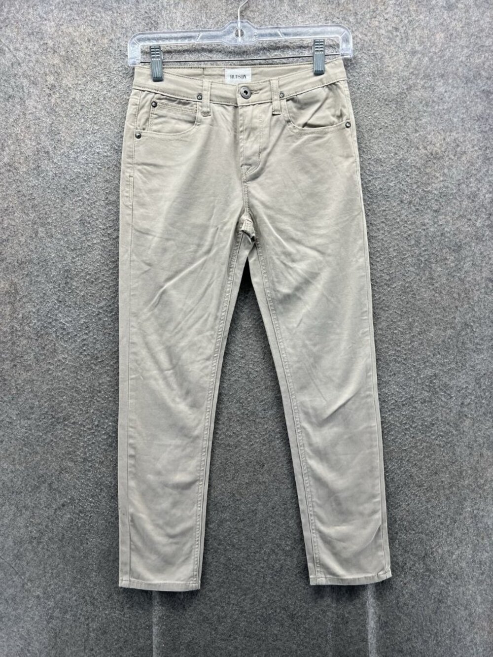 Hudson Jeans Womens 10 Beige Light Wash Slim Skinny Stretch Denim 5 Pocket